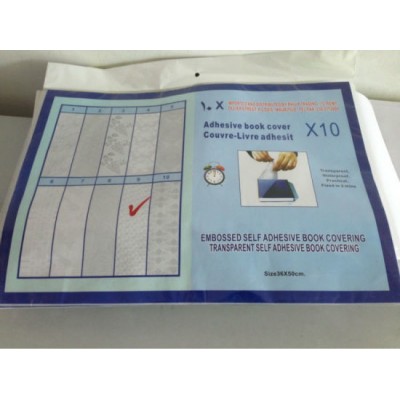 Adhesive Clear Book PVC Cover