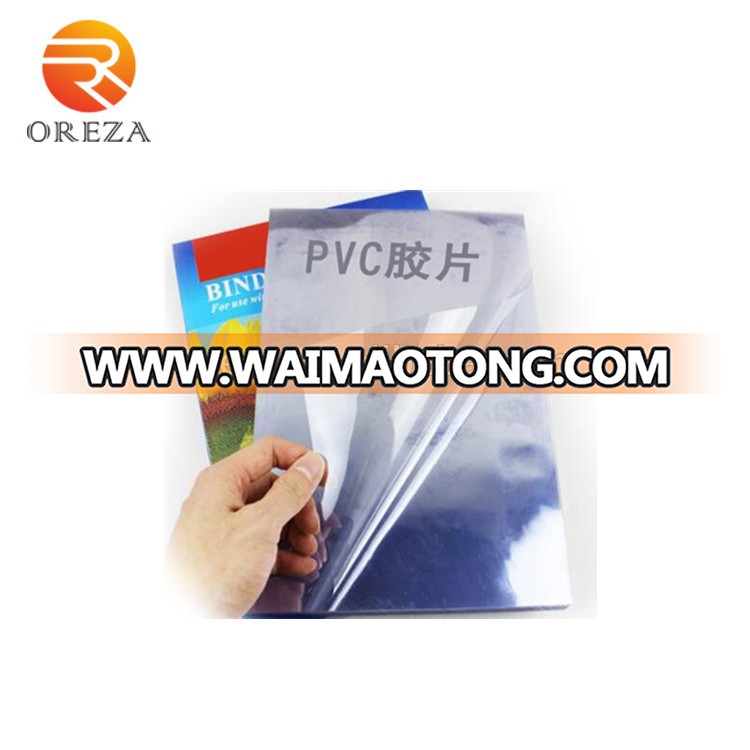 Plastic binding sheet A4 PVC cover sheet